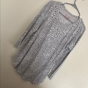 Victoria's Secret Gray Leopard Print Nightgown Pajama